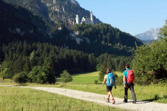Wandereln rondom Neuschwanstein in Beieren