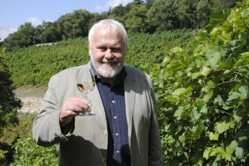 De populaire Duitse zanger Gunther Emmerlich is 
wijnambassadeur voor het wijngebied Saale-Unstrut.