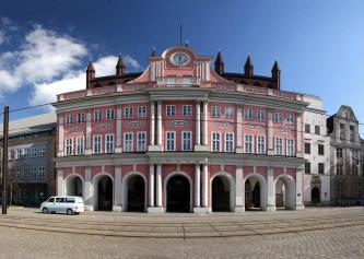 Het stadhuis van Rostock