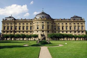 De residentie in Würzburg staat op de werelderfgoedlijst van de UNESCO