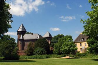 Burg Linn in Krefeld aan de Nederrijn