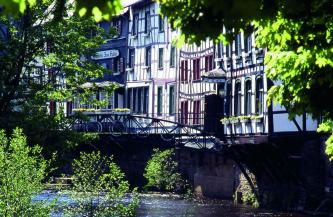 Monschau is een van de mooiste stadjes in de Eifel