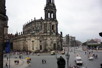 De Hofkirche en Semperoper in Dresden