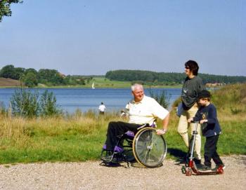 Mensen met een handicap zijn van harte welkom voor een vakantie in het Frankische Merengebied (Fränkische Seenland) 