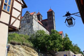 Quedlinburg in de Harz is een hoogtepunt Tijdens uw vakantie in Duitsland. 