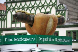 De beroemde Thüringer Bratwurst